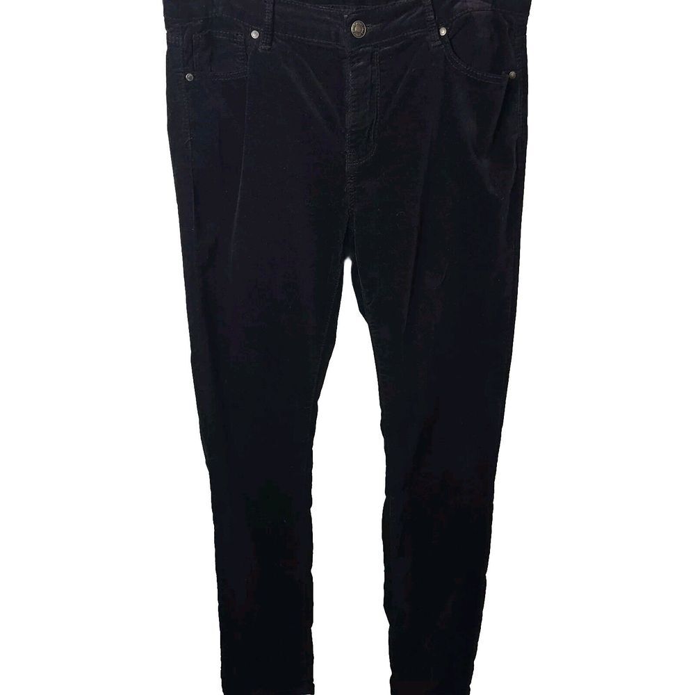 Buffalo David Bitton Black Corduroy Jeans Casual Size 31 X 30